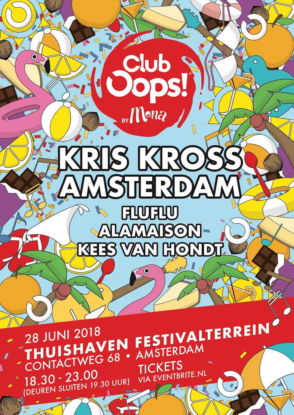 Trek in een chaotisch feestje? En is de avond van 28 juni nog leeg in je agenda? In Thuishaven Amsterdam opent Club Oops! by Mona haar deuren.