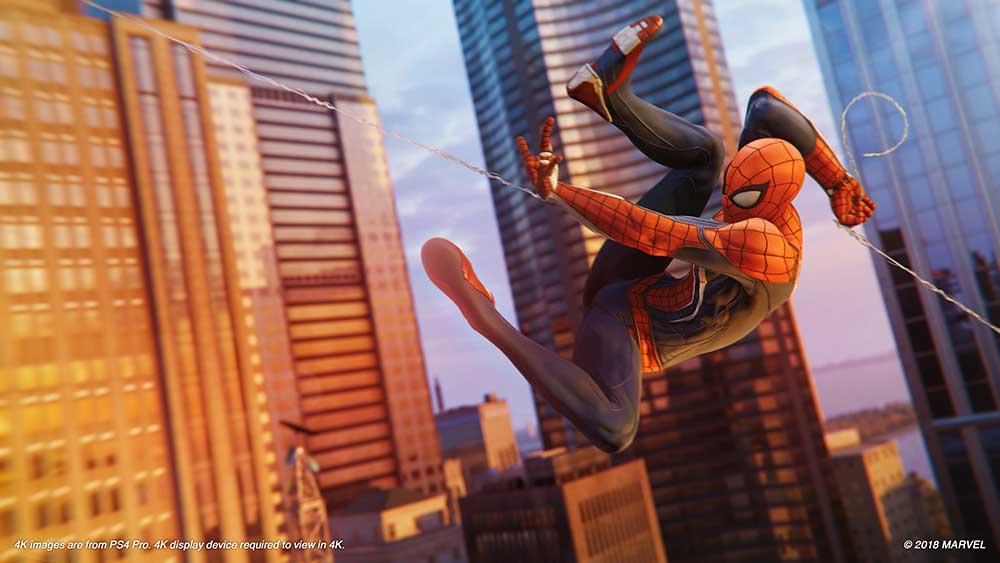 Als je mocht kiezen tussen wereldvrede en de krachten en spullen van Marvel's Spider-Man, welk gebouw zou je dan eerst beklimmen?