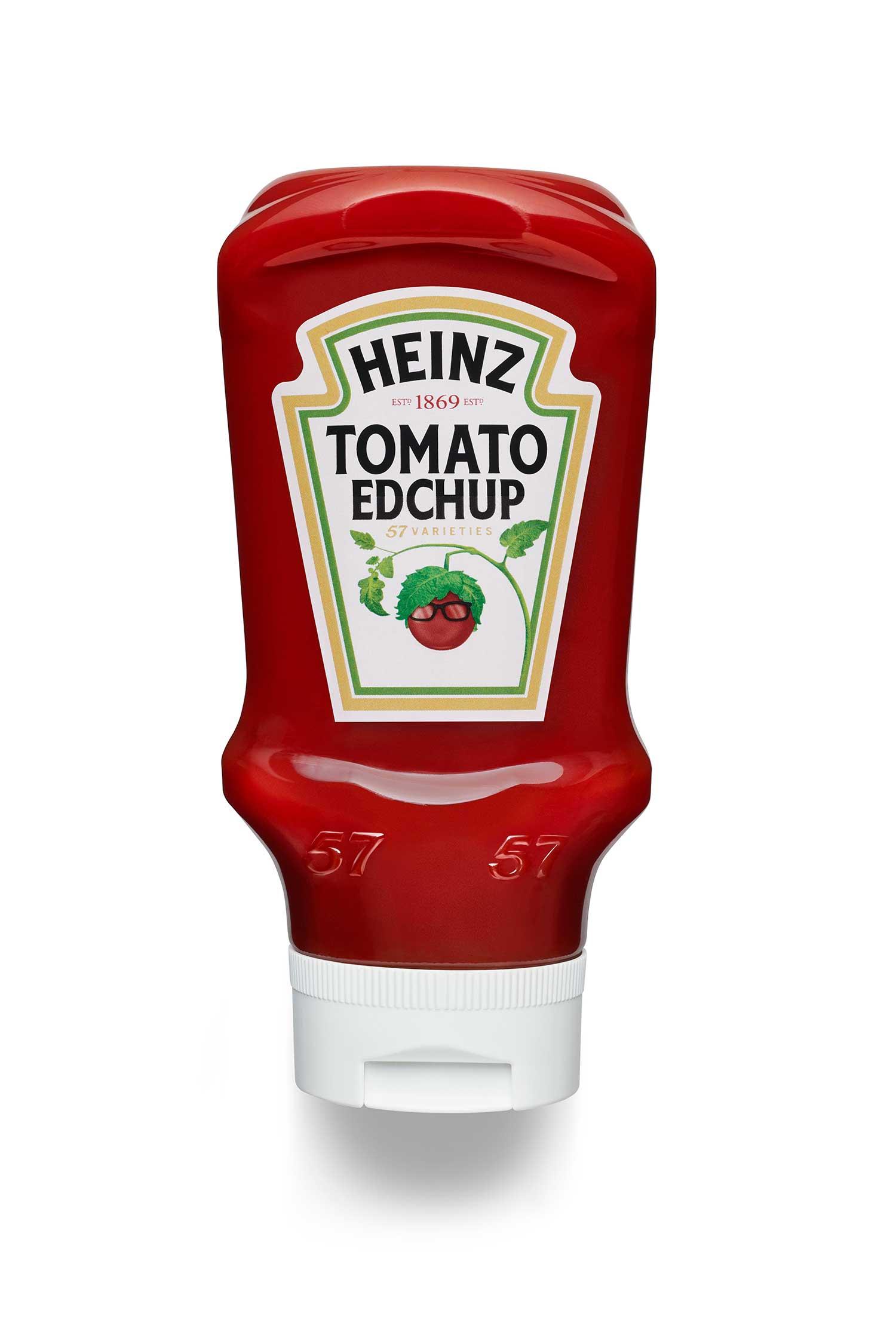Ketchup van Ed Sheeran etiket