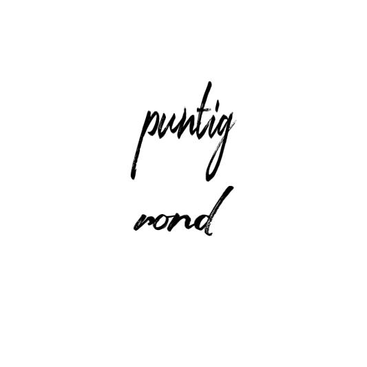 Handschrift: Puntig/Rond