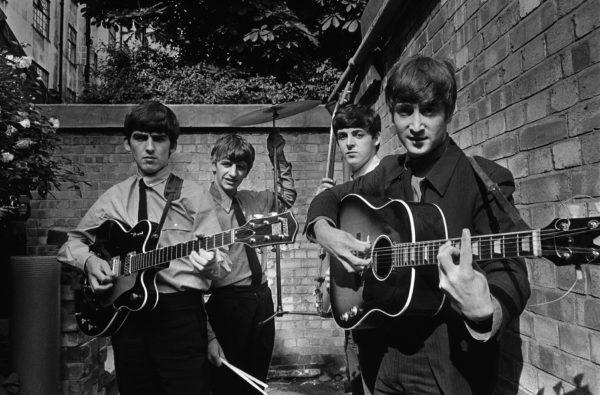 Terry O'Neill - The Beatles in a Backyard, London 1963 - Courtesy Eduard Planting Gallery