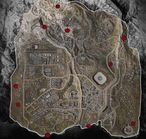 Locaties bunkers Call of Duty Warzone