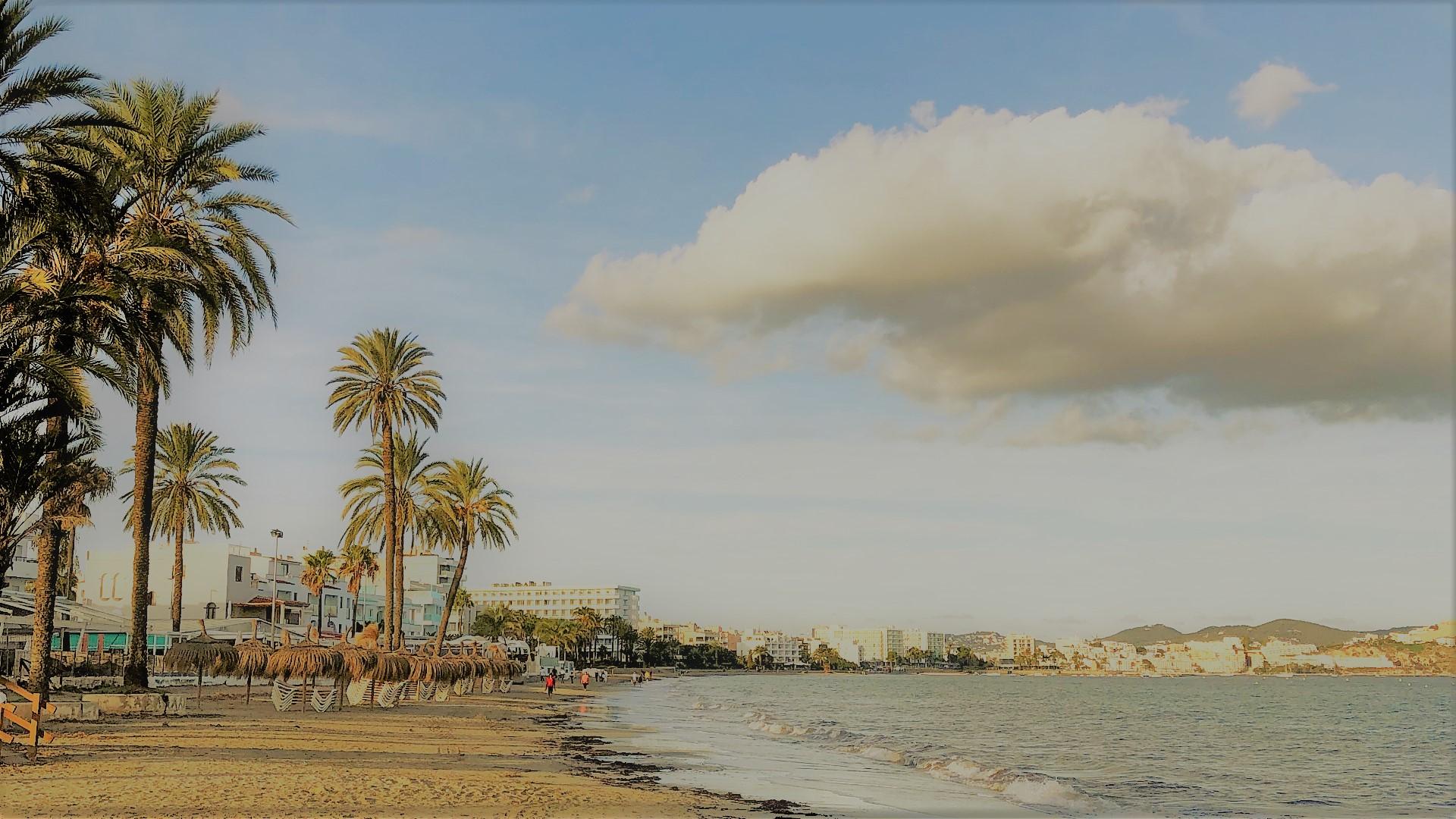 Ibiza buiten het seizoen Playa de ses Figueretes