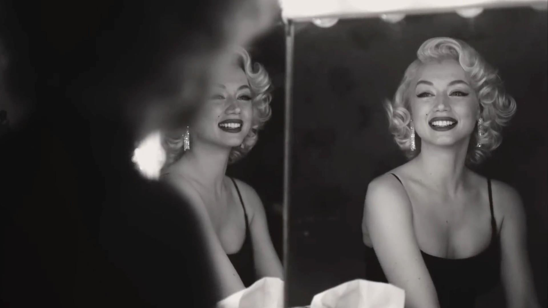 Daarbij De andere dag mager Dit zijn de eerste beelden van Ana de Armas als Marilyn Monroe in Blonde