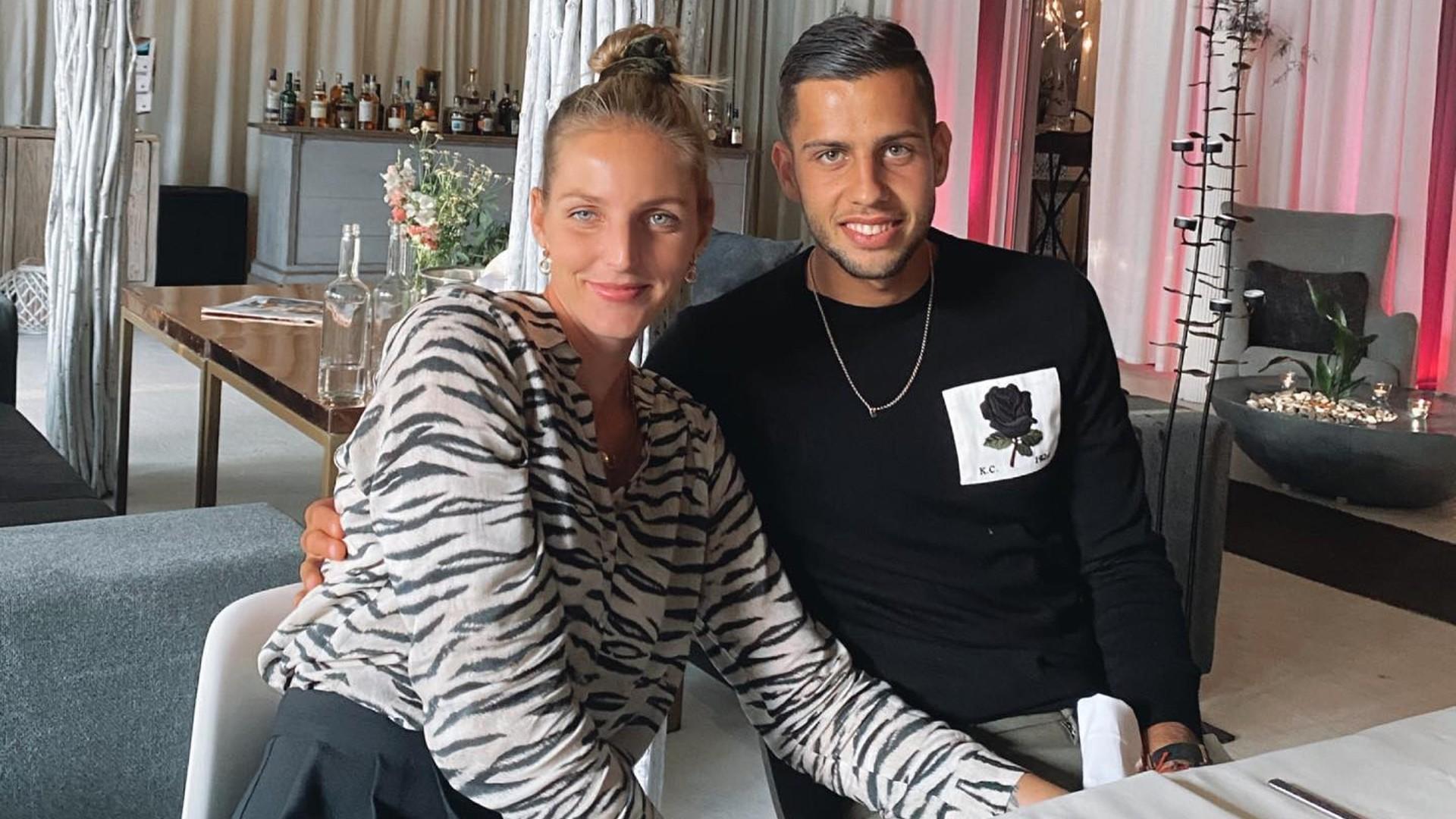 Tennister Kristýna Plíšková is de vrouw van Feyenoorder Dávid Hancko