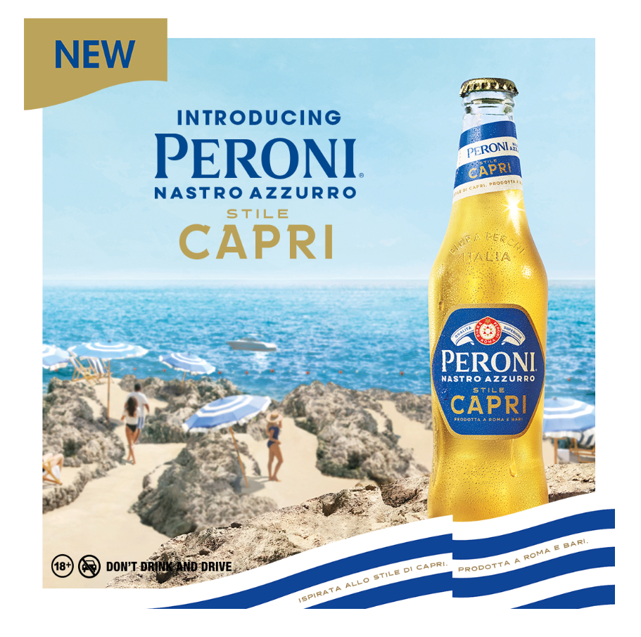 Peroni Nastro Azzurro Stile Capri