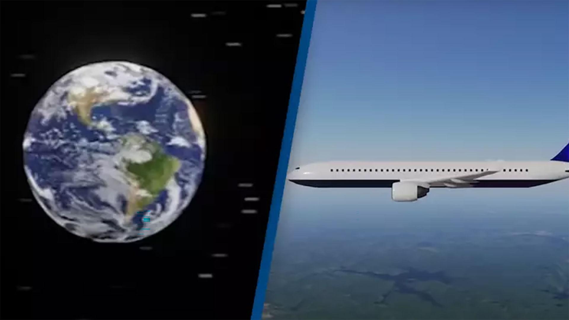 Animatie visualiseert de snelheid van het licht en het geluid