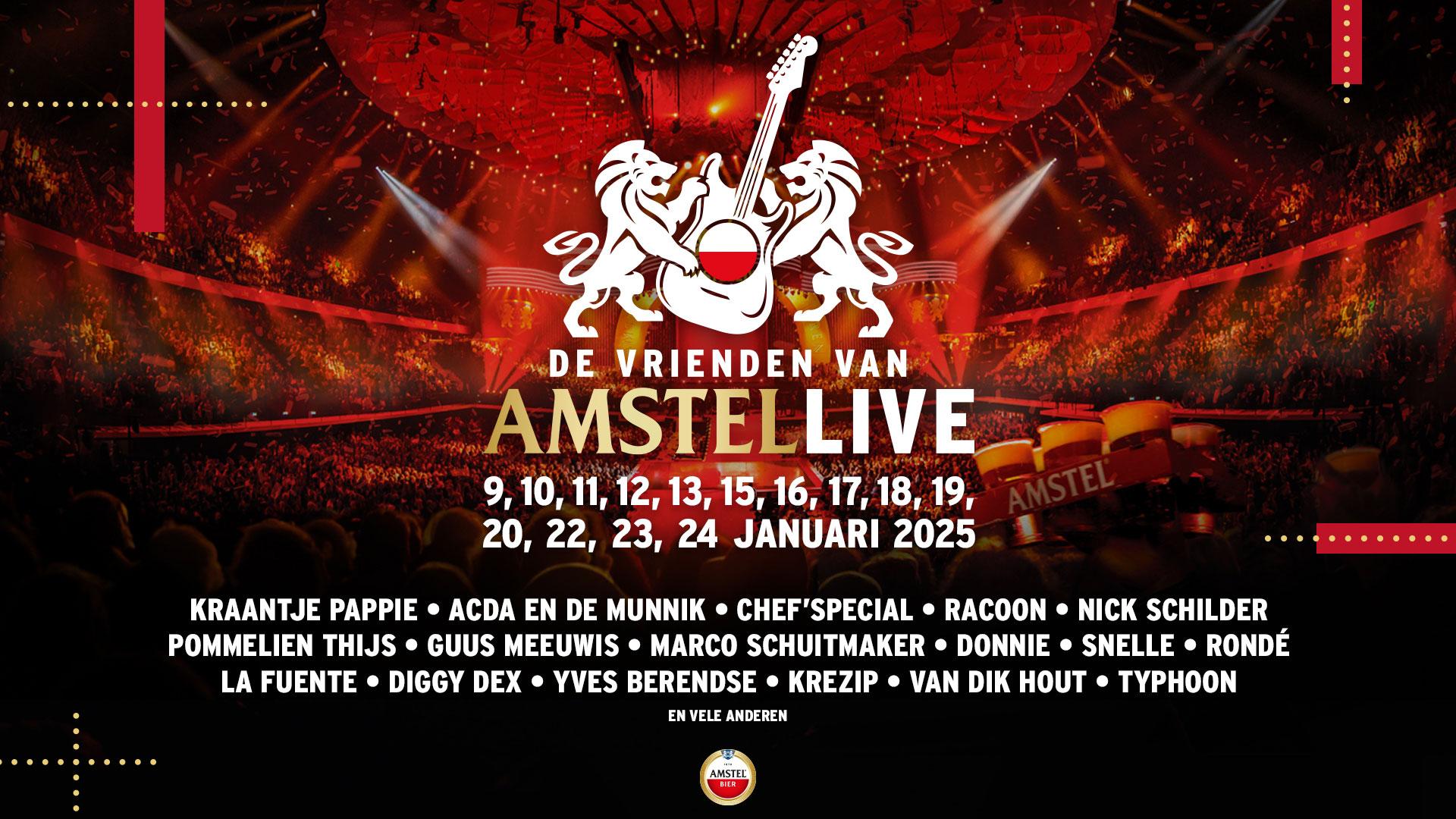 de vrienden van amstel live 2025