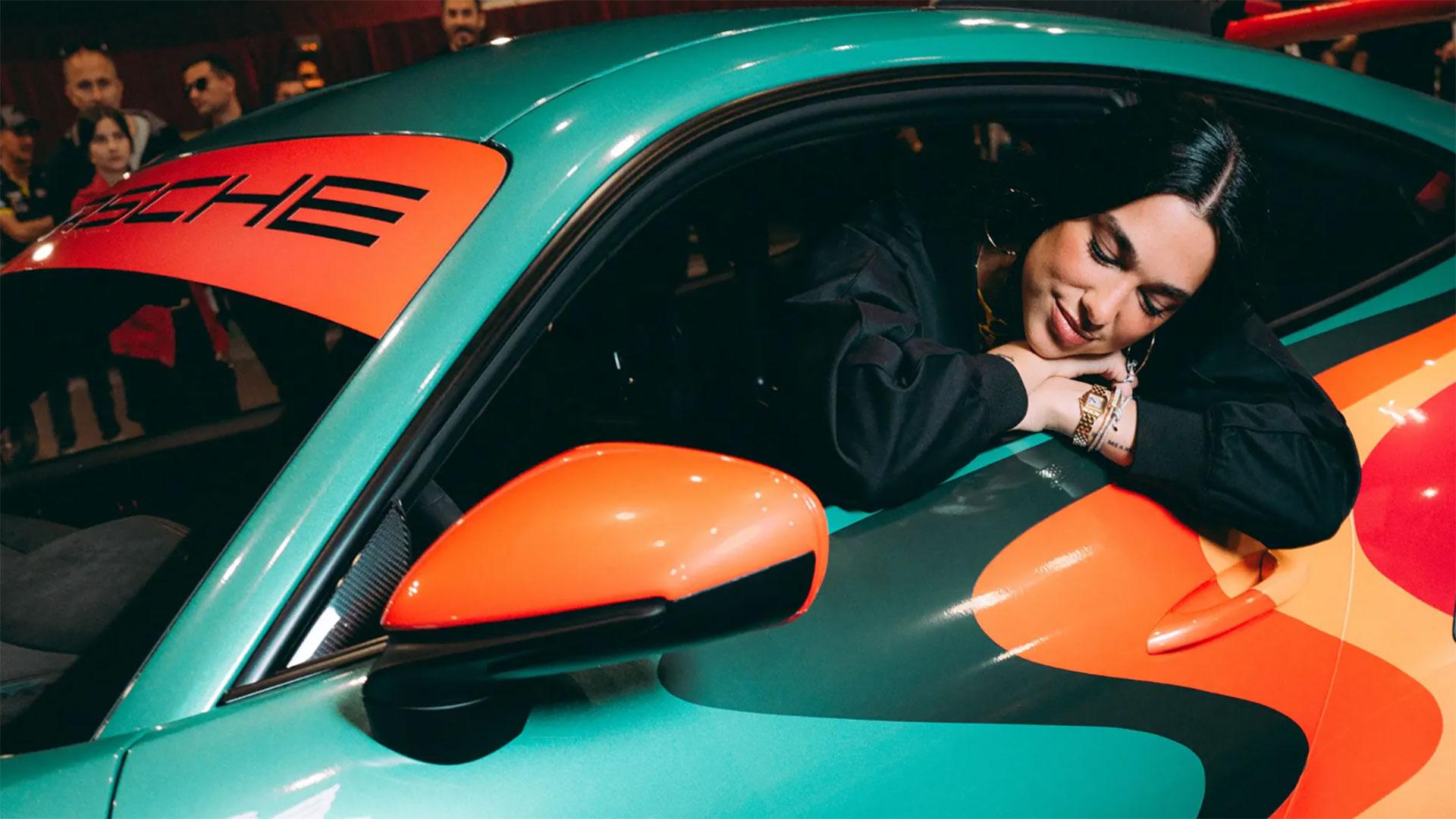 Dua Lipa Porsche 911 GT3 RS