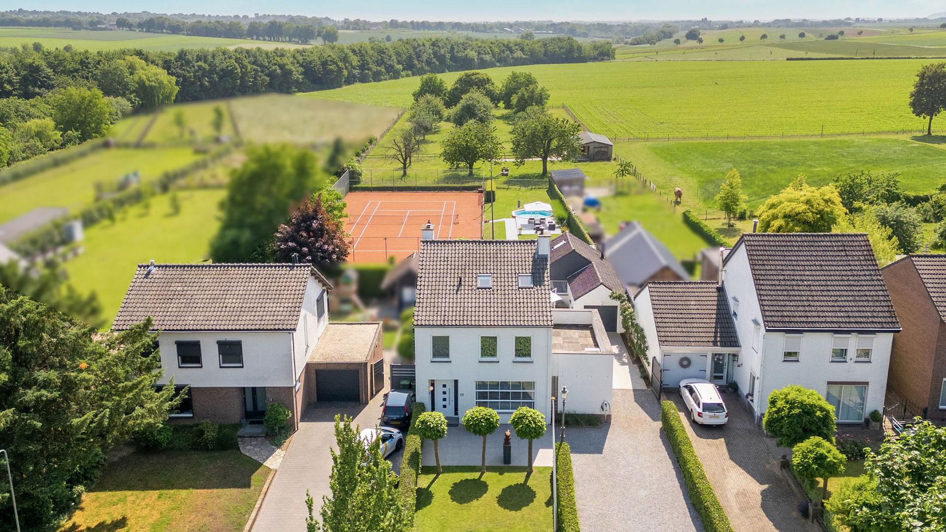 huis met tennisbaan