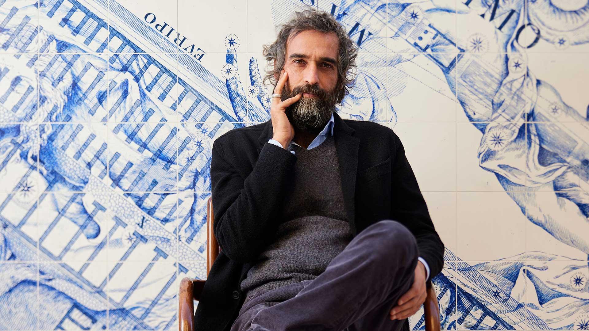 Kunstenaar Pietro Ruffo heeft balpen als belangrijkste instrument - JFK