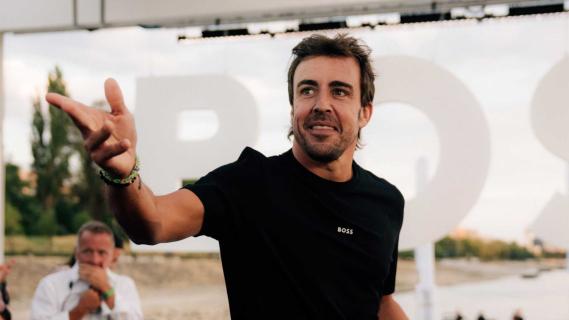 Fernando Alonso is het nieuwe gezicht van BOSS
