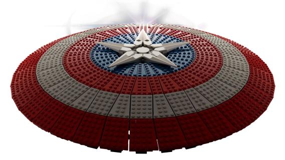 LEGO Captain America Schild