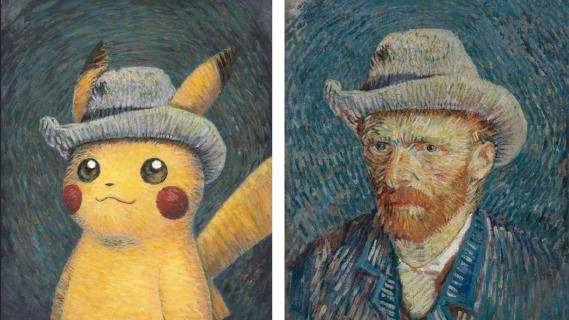 Pokémon in het Van Gogh Museum