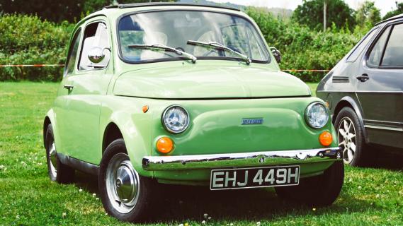 Originele Fiat 500 (groen)