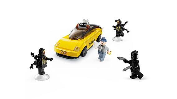 LEGO Black Friday 2023 Marvel Taxi minifiguren