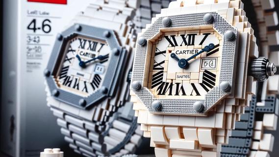 LEGO-horloge Cartier
