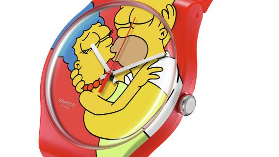 Swatch The Simpsons rood