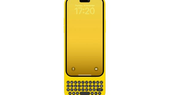 iPhone toetsenbord Clicks geel