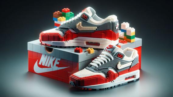 lego nike sneakers Air Max 1