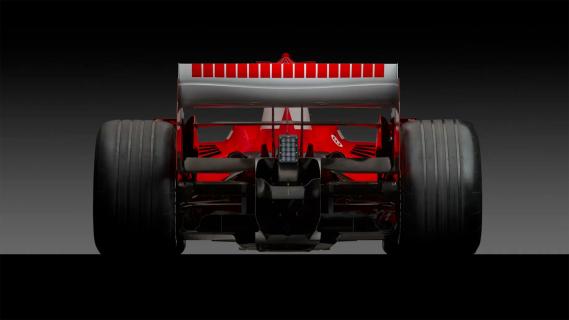 Ferrari 248 F1 achterkant