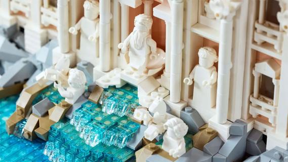 Lego Trevi Fountain steenjtes