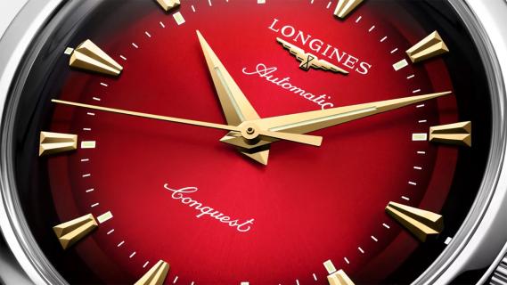 Longines Conquest Heritage wijzerplaat