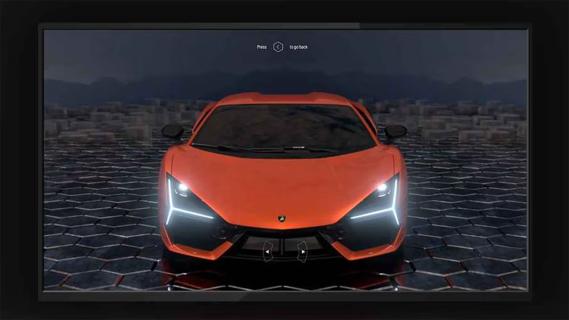 lamborghini smart tv-app content