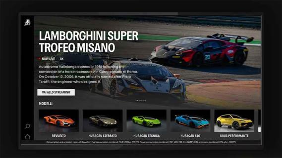 lamborghini smart tv-app races