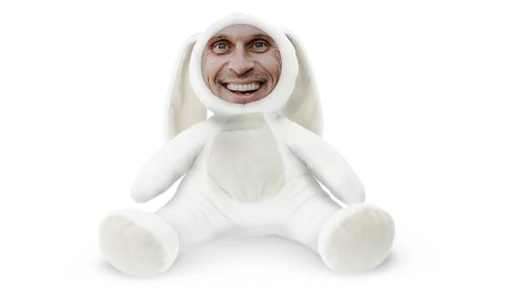 knuffel met je hoofd