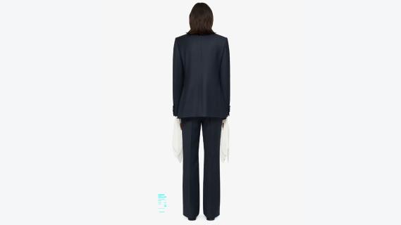 power suit givenchy achterkant