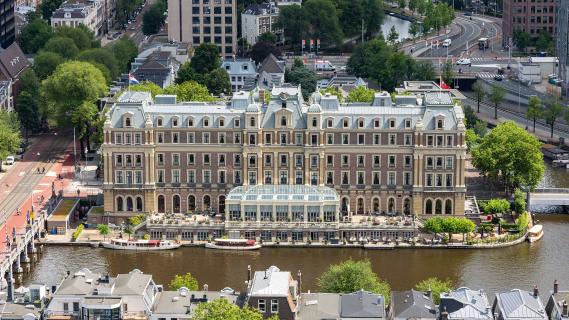 Terras van het Amstel Hotel
