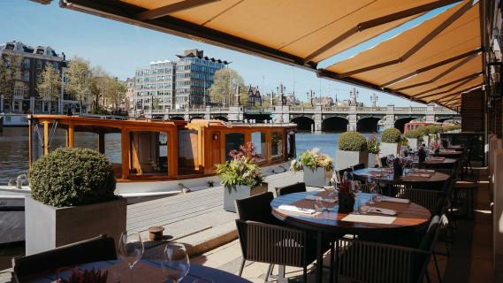 Terras van het Amstel Hotel