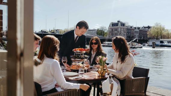 Terras van het Amstel Hotel