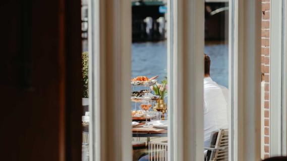 Terras van het Amstel Hotel