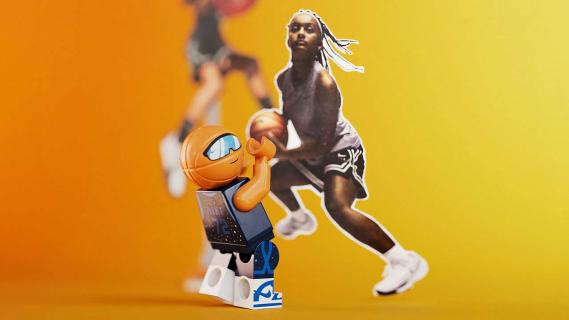 Lego Nike Dunk B'Ball Head
