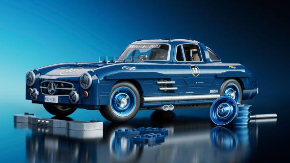 Mercedes-Benz 300 SL Model mattel creations
