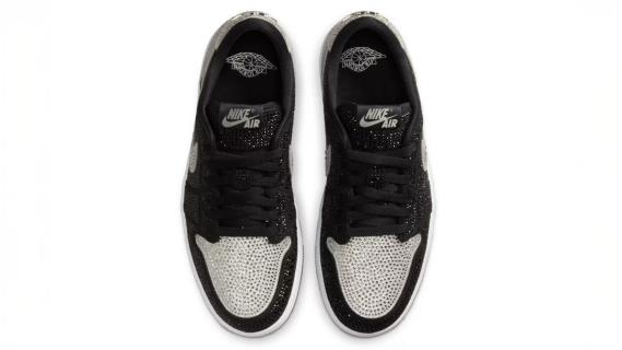Swarovski Air Jordan 1 bovenkant