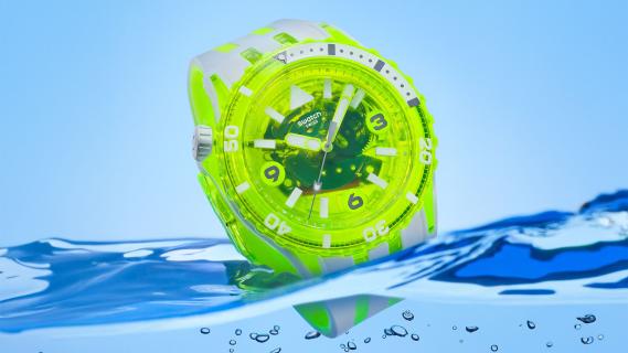 Swatch SCUBAQUA groen