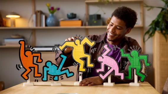 dancing figures keith haring