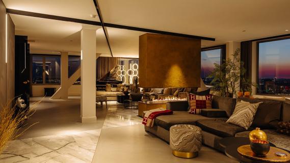 penthouse memphis depay woonkamer
