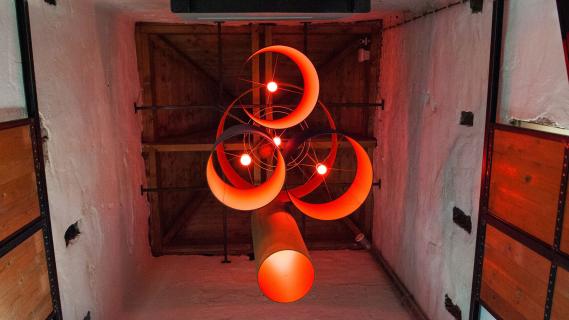 vrijstaand wonen watertoren lampen
