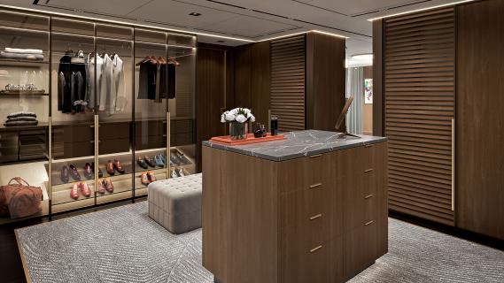Skyview Regent Suite inloopkast