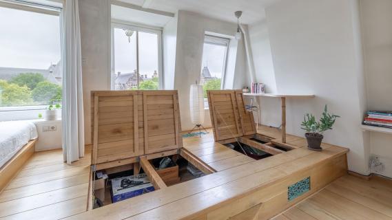loftwoning amsterdam opberging