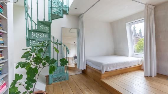 loftwoning amsterdam slaapkamer