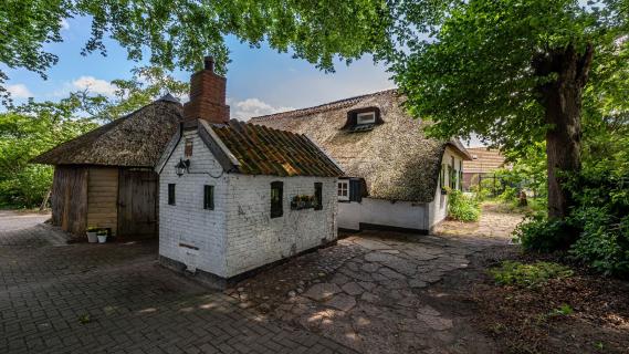 rietgedekte woonboerderij Zuidlaren funda