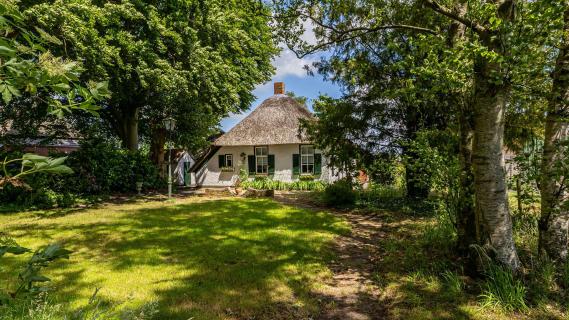 rietgedekte woonboerderij Zuidlaren