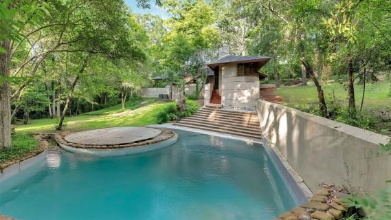 Fountainhead Frank Lloyd Wright zwembad