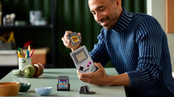 Game Boy Lego-set bouwen