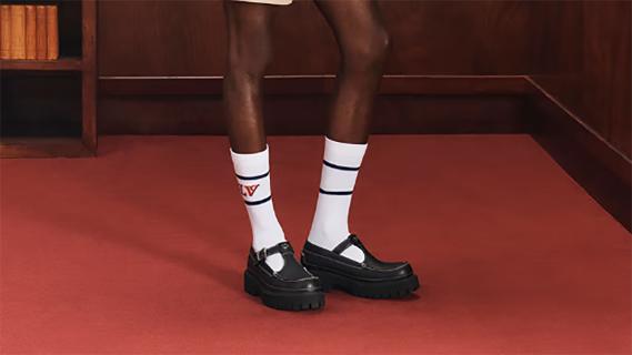 Louis Vuitton Fall 2026 zwarte schoenen